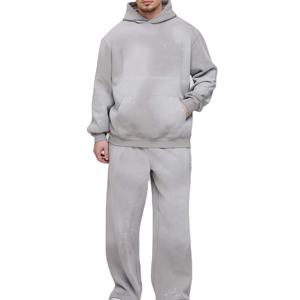 Conjunto Deportivo Personalizado con Logotipo para Hombre, Traje Deportivo de 2 Piezas, Sudadera con Capucha y Pantalones, Conjunto Deportivo 2026 - Product Image 1