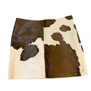 Kuhleder-Röcke Swing A-Linie Maxi Hohe Taille Eng Anliegend Winter Glänzend Umweltfreundlich Atmungsaktiv Weich Anpassbar Bud Damenmode - Product Image 4