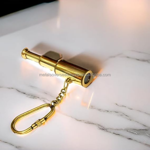 Porte-clés décoratif pour la maison, en laiton artisanal, télescope en laiton, porte-clés maritime, cadeau nautique, porte-clés nautique pour vélo, voiture - Product Image 5