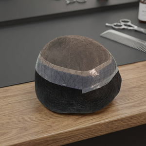 วิกผมเรีมี่ผมตรงผมสำหรับผู้ชายวิกผมลอนแบบหนา100% - Product Image 5