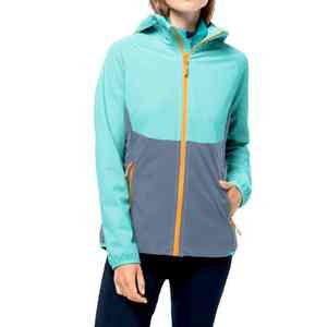 Veste de ski microshell 3 couches doublée sur mesure pour femme, coupe-vent personnalisé avec logo, veste en nylon de haute qualité pour créateur - Product Image 3
