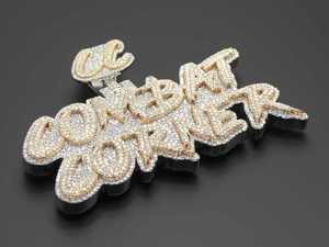 Colgante de Plata S925 Personalizado de Alta Calidad con Letra de Moissanita VVS, Elegante Joyería Fina Estilo Hiphop - Product Image 1