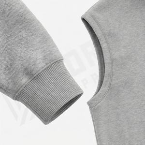 Sudaderas con Capucha Casuales para Hombre, 100% Algodón, Logotipo Personalizado, Diseño Sólido, Forro Polar Térmico, Ecológicas, Transpirables, OEM - Product Image 6