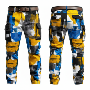 Customized Waterproof Windproof Camouflage Pattern Cargo <b>Pants</b> <b>Men</b> Outdoor Casual Multi Pocket Work Trousers Cotton Style <b>Pants</b> - Product Image 3