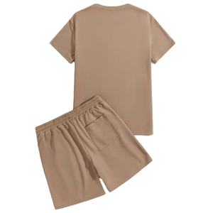 ชุด2ชิ้นเสื้อยืดและกางเกงขาสั้นสำหรับเด็กชุดลำลองสำหรับเด็กวัยรุ่นชายชุด2025ฤดูร้อน - Product Image 2