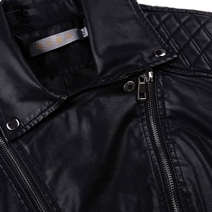 Chaqueta de Cuero Genuino para Mujer, Estilo Motero Clásico, Corte Ajustado, Cierre de Cremallera, Piel de Cordero Auténtica, Prenda Exterior Moderna 2026 - Product Image 4