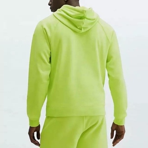 Conjunto de Sudadera con Capucha Extra Grande para Hombre, Color Sólido, Felpa de Algodón, Transpirable, con Bolsillo, Ropa Casual de Verano - Product Image 2