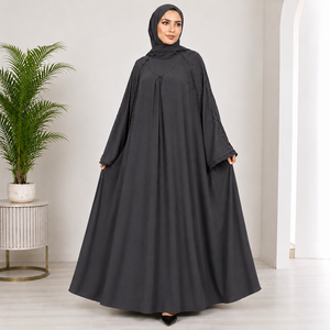 Collection Sophistiquée de Maxi Abayas en Tissu Nida de Qualité Supérieure, Style Turc Élégant, en Polyester, Grande Taille, Vêtements Modernes et Pudiques - Product Image 6