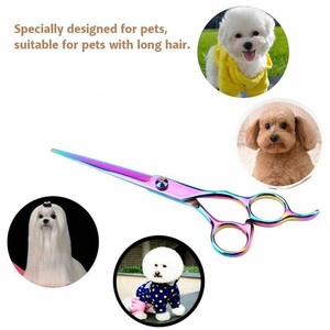 Btech Enterprises BE-1000 Kit de Toilettage Professionnel pour Chiens et Chats 7 Pouces – Peignes et Ciseaux Droits/Courbes, Ciseaux à Effiler CE - Product Image 4