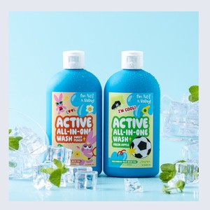 Shampooing et gel douche pour bébé I'm Not a Baby Body Wash Shampoo Active Tout-en-un pour enfants, ensemble Pêche Douce et Pomme Fraîche - Product Image 5