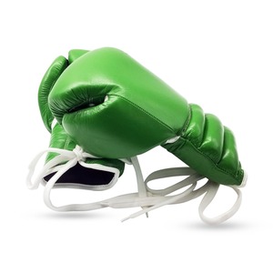 ถุงมือชกมวยหนัง PU แฟชั่นใหม่ กันน้ำ สำหรับ MMA ปิดแบบเชือกผูก สำหรับฝึกซ้อม / คิกบ็อกซิ่งแบบกำหนดเอง - Product Image 2