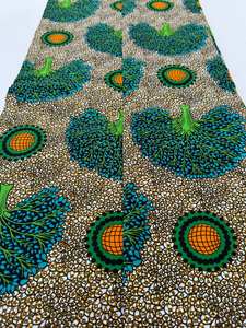 Tissu en coton Ankara imprimé wax africain de Kinshasa de qualité supérieure avec motif tissé à mémoire de forme pour vêtements et confections sur mesure - Product Image 5