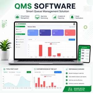 Logiciel intelligent de gestion des files d'attente |   Système de gestion des files d'attente AT-QMS – Disponible en version OEM - Product Image 1