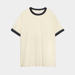 T-shirts unis pour hommes de haute qualité en gros, personnalisation OEM avec broderie et impression sur le devant, 100 % coton, coupe classique, manches courtes, séchage rapide - Product Image 4