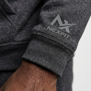 Mens Solid Zip up Hoodie Tracksuit <b>Set</b> 100% Cotton Fleece Hooded Jacket & Jogger <b>Pants</b> <b>2</b> <b>Piece</b> Casual Sportswear - Product Image 4