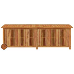 Caja de Almacenamiento para Jardín de Madera Maciza de Acacia, Producto de Madera Natural - Product Image 4
