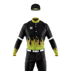 Uniforme de Béisbol de la Mejor Calidad con Logotipo Personalizado Impreso en Color Sólido, Nombre del Equipo, Número, Transpirable y que Absorbe la Humedad - Product Image 6