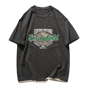 T-shirts pour hommes surdimensionnés de haute qualité graphique vintage demi-manches Y2K Boxy Baggy t-shirts respirant grande taille Vintag - Product Image 3