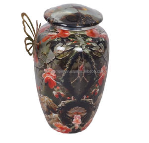 Urne funéraire en métal de Style américain classique Urne commémorative en laiton léger de qualité durable pour honorer les souvenirs Design moderne - Product Image 4