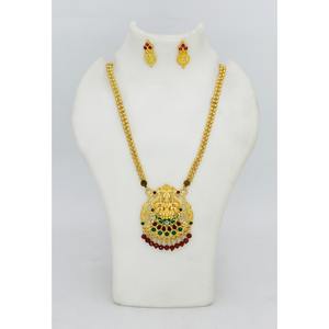 Martasha Designer UAE Jewelry Set Goldplated Ramadan Special para compromiso de boda collar de aleación y pendiente estilo islámico - Product Image 6