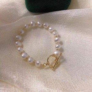 Ensemble de bijoux collier en perles d'eau douce élégantes avec boucle baroque classique, cadeau de fête des mères tendance et noble - Product Image 4