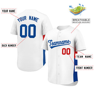 Camisetas de Béisbol Personalizadas para Adultos, 100% Poliéster, Manga Corta, Transpirables, Uniformes de Equipo, Tallas Grandes, Técnicas de Impresión Anti-UV - Product Image 4