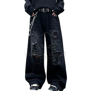 Nouveau design, jeans baggy pour hommes, meilleur prix, jeans baggy pour hommes pour streetwear adulte, pantalons pour hommes - Product Image 1