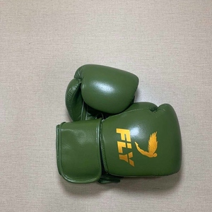 Fabrication en usine de gants de boxe verts sur mesure, 100% cuir véritable, gants de boxe professionnels AI-BG-517 - Product Image 6