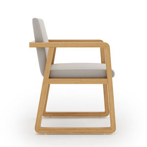 Chaise moderne européenne avec structure en bois naturel de haute qualité pour salon, table de bar et intérieur minimaliste - Product Image 3