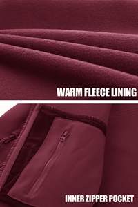 Chaqueta Táctica para Hombre, Resistente al Agua, Forro Polar, Chaqueta de Invierno para Senderismo, Cortavientos - Product Image 4