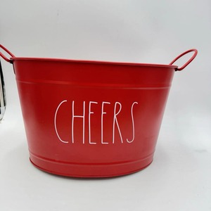 Elegante Tina de Hielo Galvanizada Roja, Ideal para Bares, Clubes y Uso en Servicios de Catering, Venta al por Mayor desde India - Product Image 5