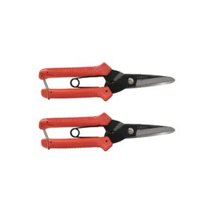Tijeras de Podar Multiusos Manuales IDEKU de Alta Calidad de 7 Pulgadas 506-002 |   Cuchillo de podar de metal duradero, ligero, con mango de goma y acero rojo - Product Image 3
