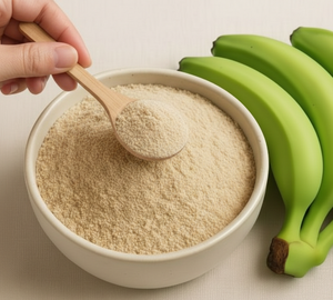 ผงกล้วยธรรมชาติ 100% ผงผลไม้ ผู้จัดจำหน่ายขายส่งจำนวนมาก ส่งออกจากอินเดีย สำหรับผู้ซื้อในอุตสาหกรรมอาหารและเครื่องดื่ม - Product Image 1
