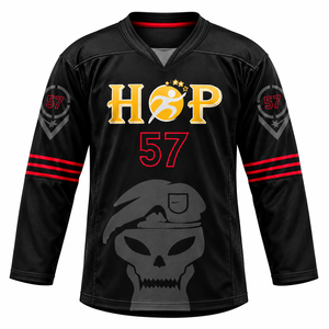 Maillot de hockey sur glace personnalisé – Uniforme de hockey sublimé pour équipes, nom et numéro personnalisés - Product Image 1