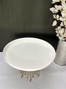 Most Stylish Antique Metal White <b>Cake</b> <b>Stand</b> Elegant Wedding Centerpiece & Table Decoration for Weddings Parties Birthdays - Product Image 6
