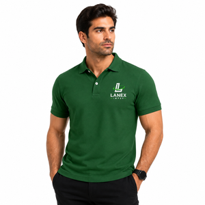 Vente en gros de chemises personnalisées vertes |   Uniforme d'entreprise 100% coton OEM ODM pour |   Vêtements de travail à séchage rapide avec logo brodé pour le golf - Product Image 1