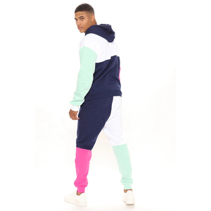 Chándal de entrenamiento de algodón ajustado para hombre, transpirable, tipo jersey, para gimnasio y ropa de calle. - Product Image 4