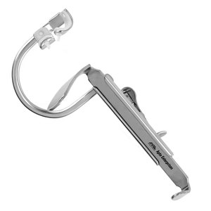 Surgical Oral Retractor Frame Without Blades Stainless Steel Instrument DAVIS Mouth Gag 6 1/4" (15.9 cm) Double <b>Bite</b> Left Side - Product Image 6