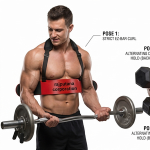 Barra de Ejercicios para Bíceps y Tríceps, Ajustable, para Desarrollo Muscular - Product Image 3