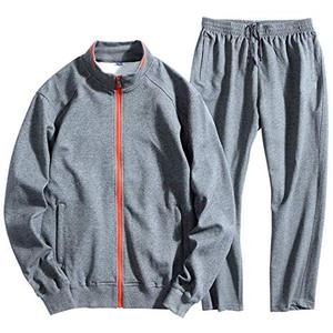 Brand New Men's <b>Winter</b> Hooded Casual Solid 100% Cotton Reversible Plus Size Track Suit Wholesale Customized - Product Image 1