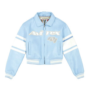 Luxury Custom High Quality Street Wear Men Leather Avirex <b>Jackets</b> / OEM Customized Outdoor Waterproof Avirex Leather <b>Jackets</b> - Product Image 1