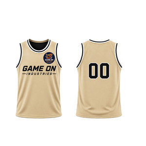 Maillot de basketball en polyester 100 % avec impression par transfert thermique, dernier style, sublimation, design personnalisé - Product Image 2