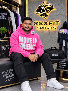 Custom <b>Pink</b> Pullover <b>Hoodie</b> Men Applique Letter Graphic Streetwear Oversized Fleece Sweatshirt Kangaroo Pocket Heavyweight - Product Image 4