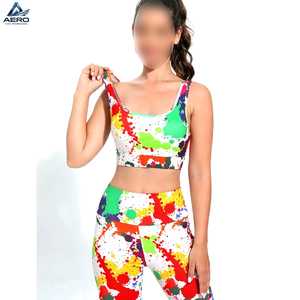 Conjunto Deportivo para Mujer 2026, Cómodo, de la Mejor Calidad, con Estampado por Sublimación, Top Deportivo y Leggings - Product Image 6