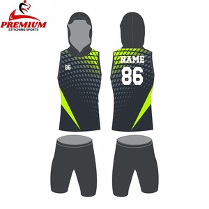 Uniformes de football à drapeaux 7v7 sur mesure, nouveau design, pour adultes, manches courtes, 100% polyester, antibactérien, séchage rapide, OEM - Product Image 3