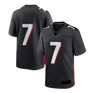 Maillot de football américain unisexe de haute qualité à manches courtes imprimé personnalisable 100% polyester antibactérien toutes saisons 2026 - Product Image 1