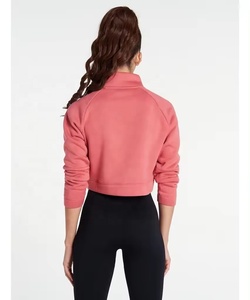 Chaqueta de mujer personalizada con precio al por mayor, ropa de lana sólida para exteriores con cremallera Lisa para mujer, chaqueta de invierno de nuevo estilo para mujer - Product Image 3