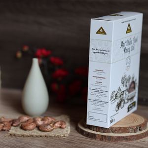 Noix de cajou Dong Phu du Vietnam, prêtes à l'emploi, 500g, grillées, non décortiquées, W240, emballées dans un coffret cadeau en papier premium - Product Image 4