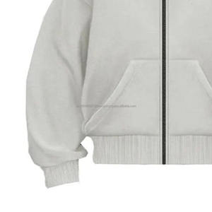 Sweat à capuche personnalisé pour homme, style Ninja masqué, en coton épais, patchwork, double capuche, zippé, cagoule, effet délavé à l'acide - Product Image 5