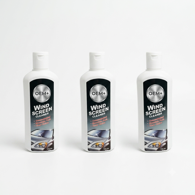 Car Windshield Washer Fluid & Window Glass Cleaner Liquid 300ml Oil Remover Wiper Fluid for Windscreen Care